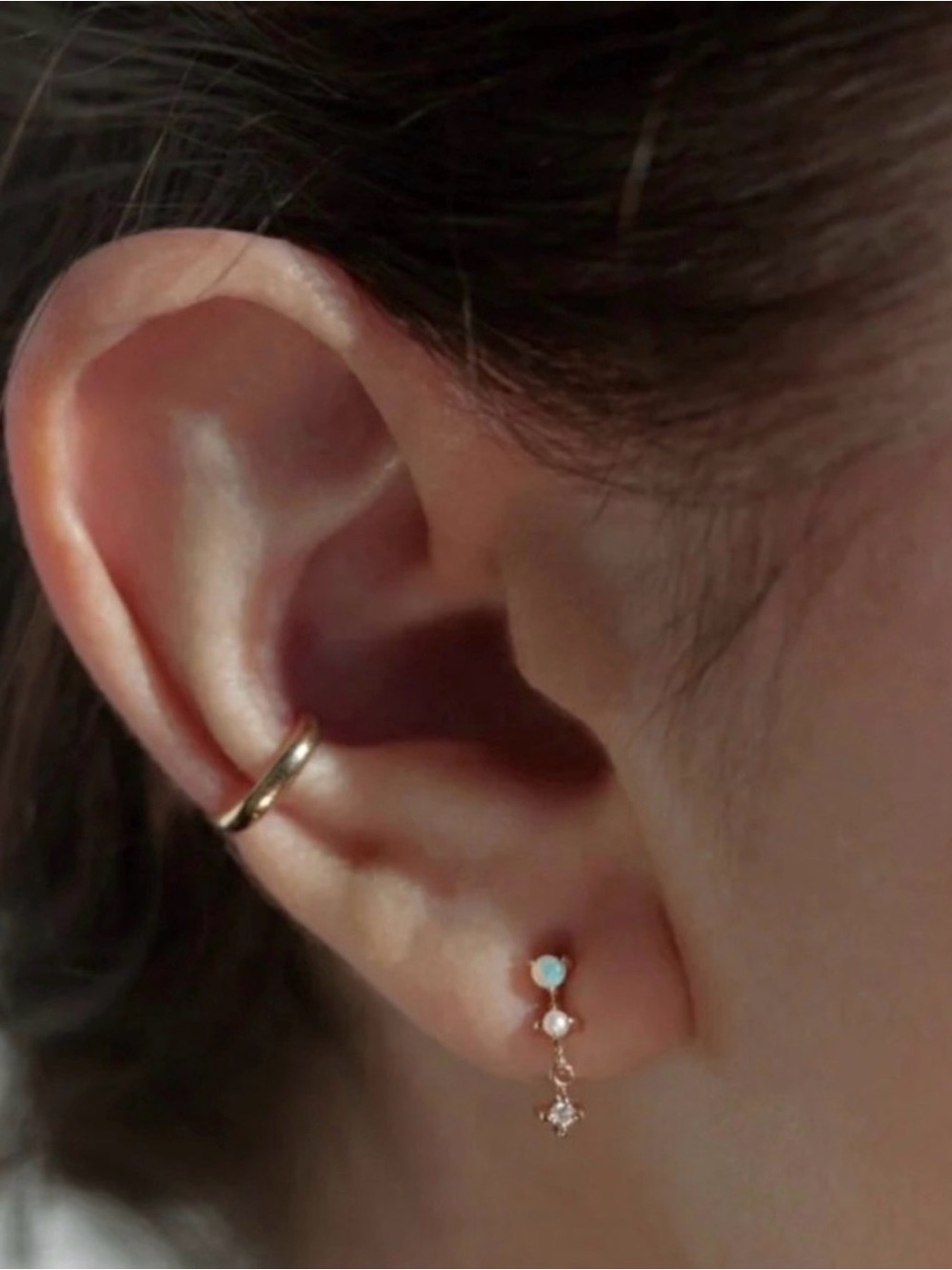 CATBIRD Petite Opal Spring Fairy Earrings - Picture 16 of 16